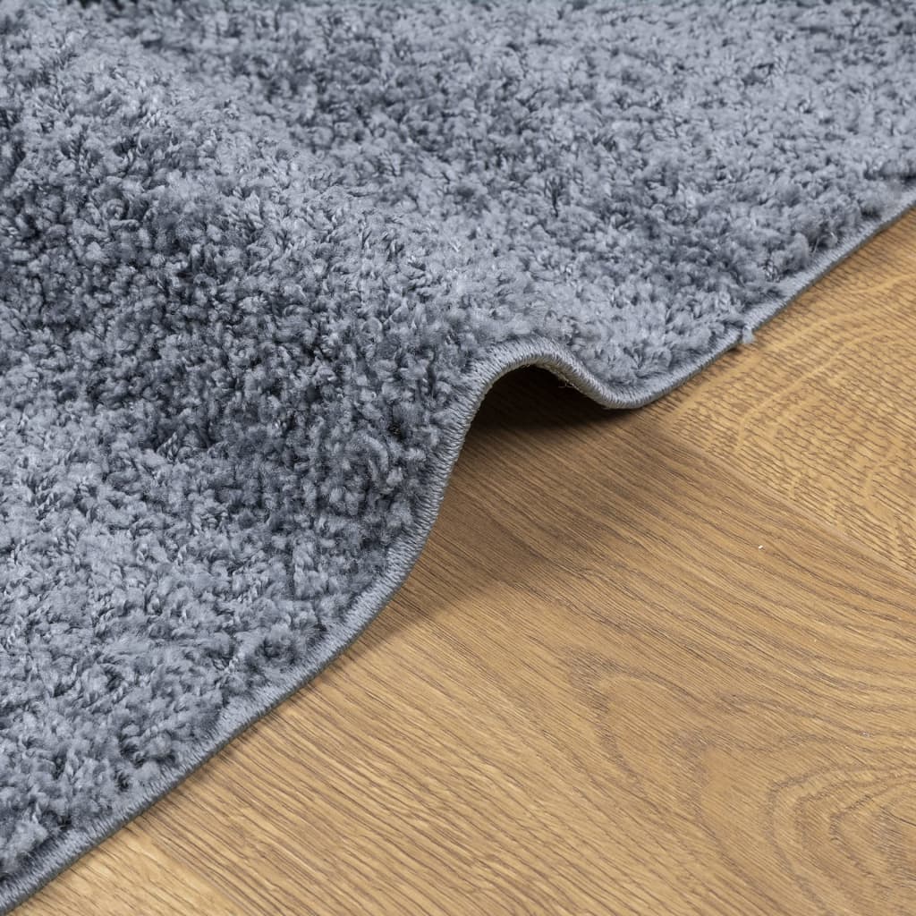 Shaggy Rug High Pile Modern Blue 240X240 Cm