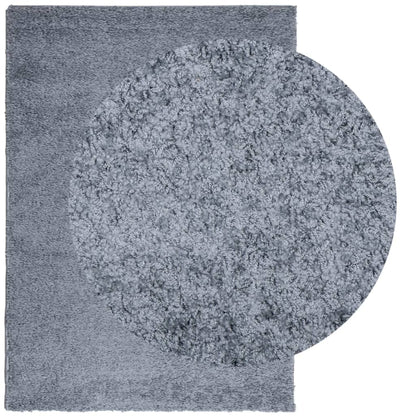 Shaggy Rug High Pile Modern Blue 240X340 Cm