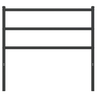 Metal Headboard Black 107 Cm