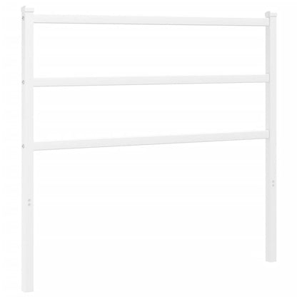 Metal Headboard White 100 Cm