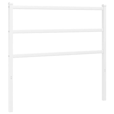 Metal Headboard White 107 Cm