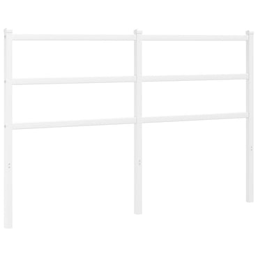 Metal Headboard White 140 Cm