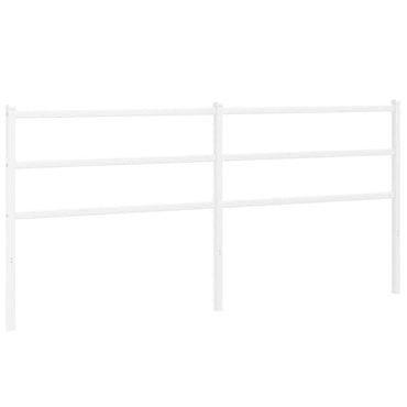 Metal Headboard White 193 Cm