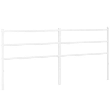 Metal Headboard White 200 Cm