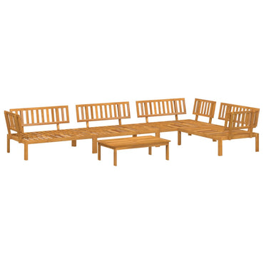 5 Piece Garden Pallet Sofa Set Solid Wood Acacia