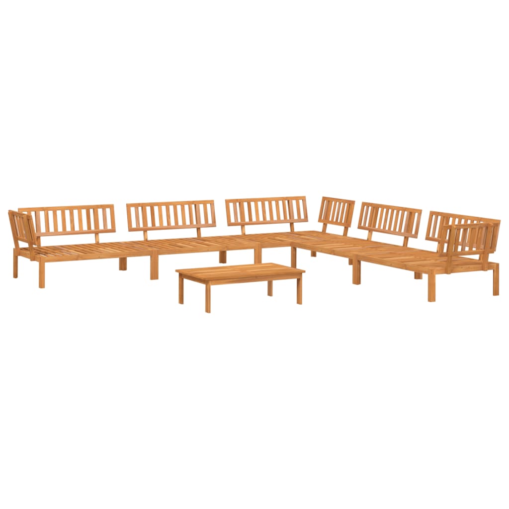 6 Piece Garden Pallet Sofa Set Solid Wood Acacia