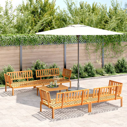 5 Piece Garden Pallet Sofa Set Solid Wood Acacia