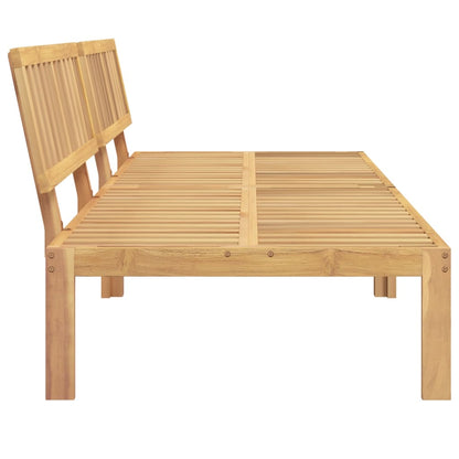 Garden Pallet Middle Sofas 2 Pcs Solid Wood Acacia