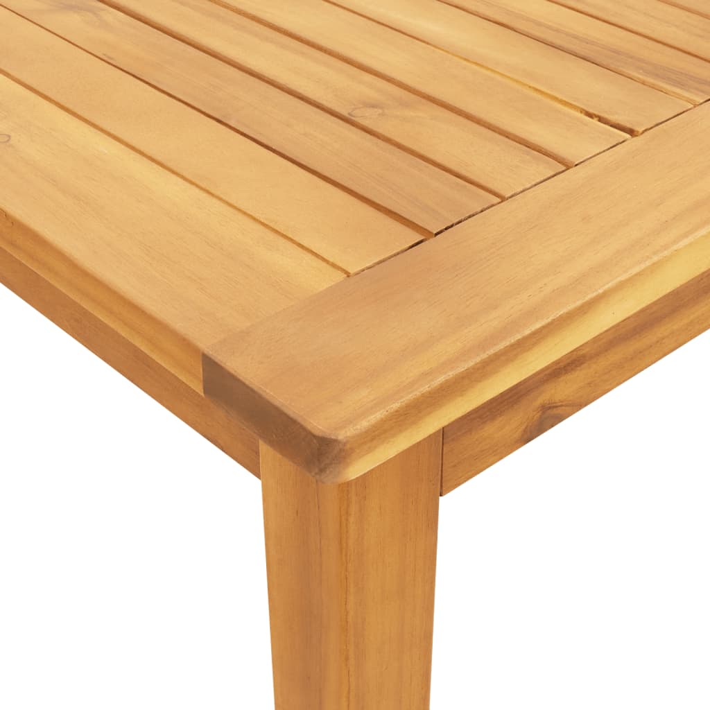 Garden Dining Table 180X90X75 Cm Solid Wood Acacia