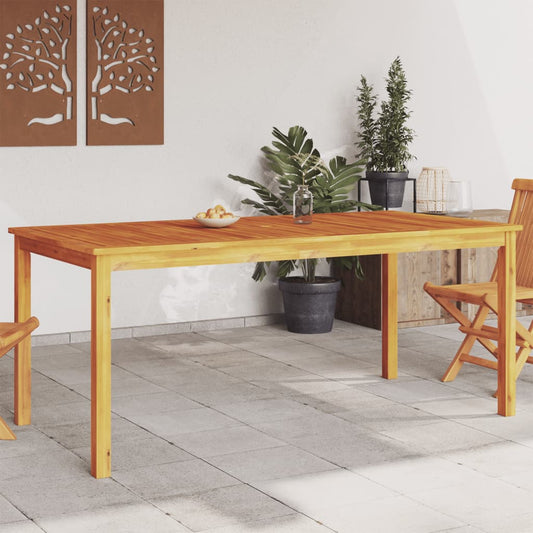 Garden Dining Table 180X90X75 Cm Solid Wood Acacia