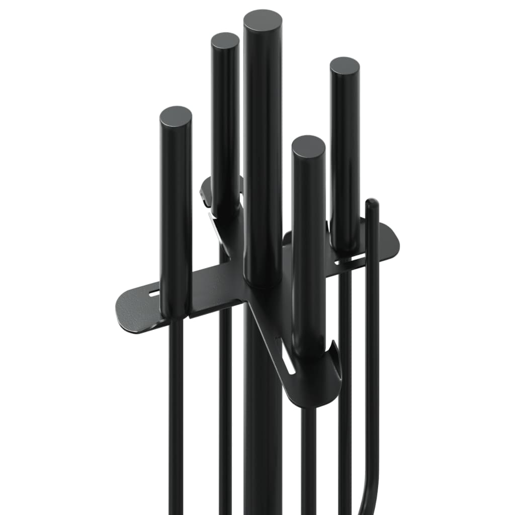 5 Piece Fireplace Tool Set 18X66 Cm Steel