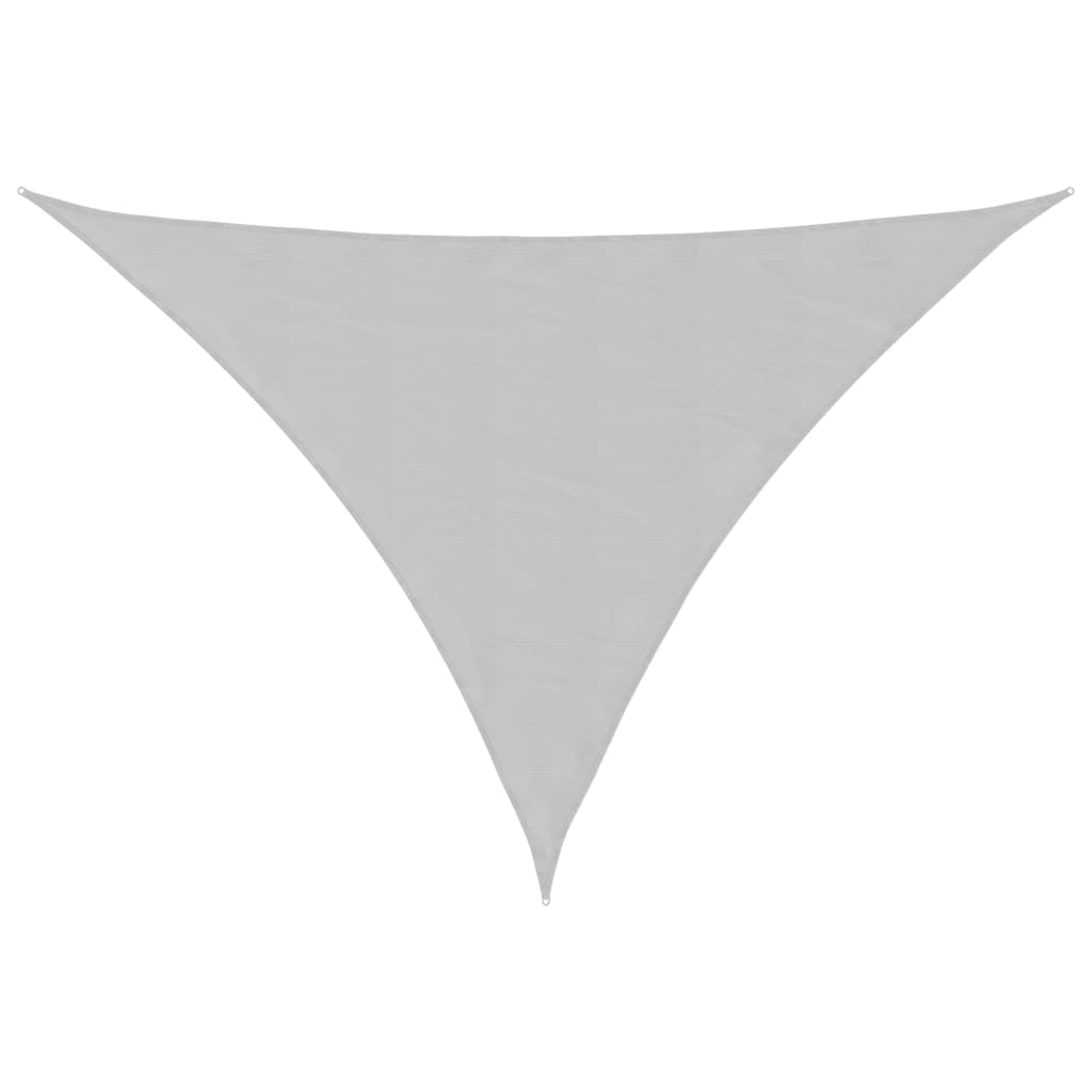 Sun Shade Sail Light Grey 4X4X5.8 M 100% Polyester Oxford