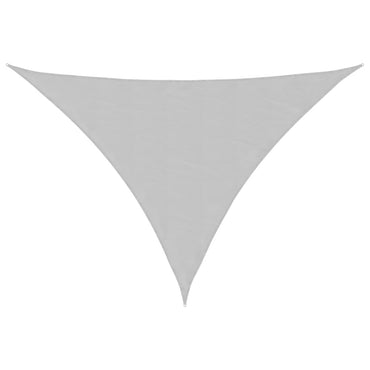 Sun Shade Sail Light Grey 4X4X5.8 M 100% Polyester Oxford