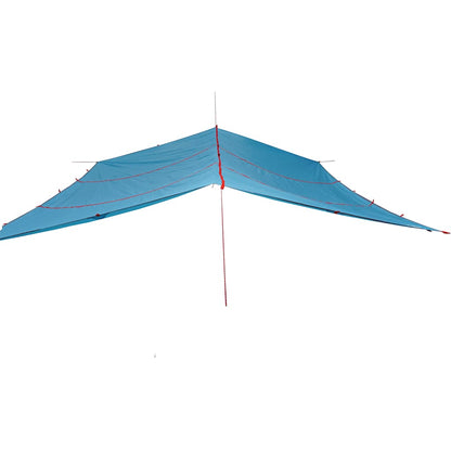 Camping Tarp Blue 420X440 Cm Waterproof