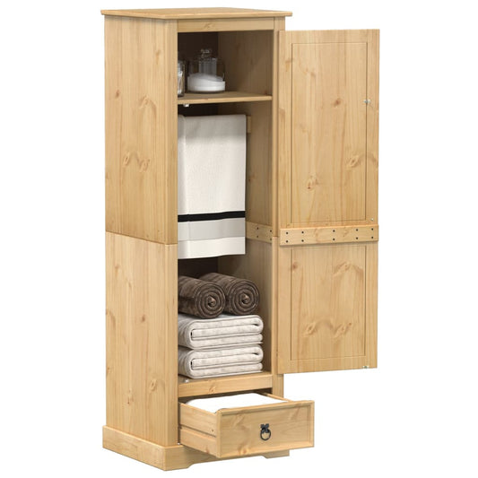 Wardrobe Corona 55X50X170 Cm Solid Wood Pine