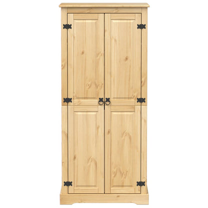 Wardrobe Corona 76X50X170 Cm Solid Wood Pine