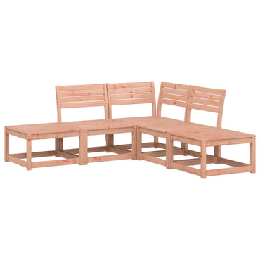 5 Piece Garden Sofa Set Solid Wood Douglas