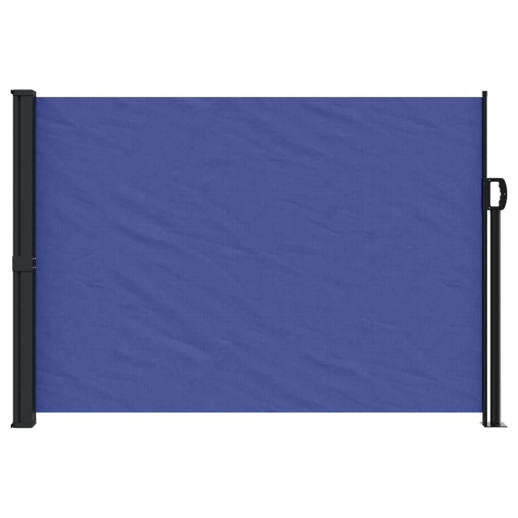 Retractable Side Awning Blue 140X600 Cm