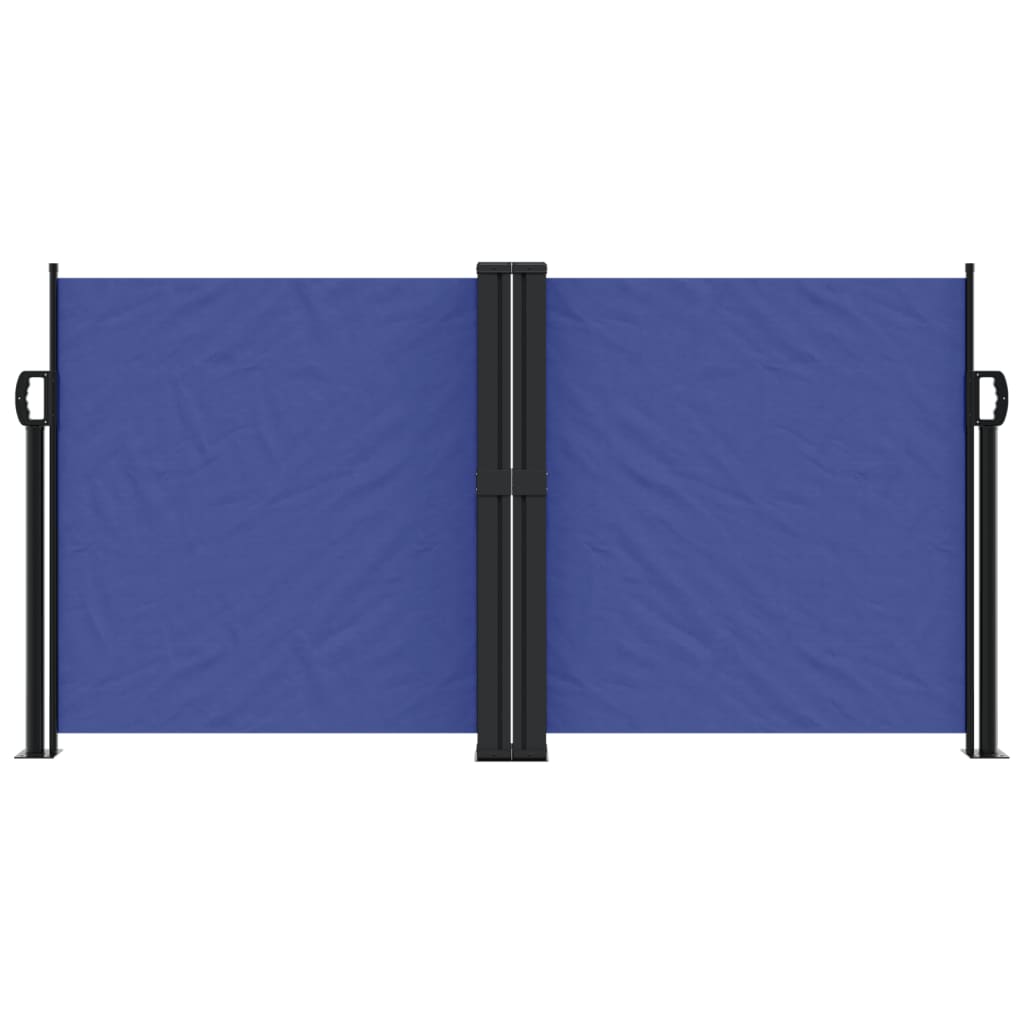 Retractable Side Awning Blue 120X600 Cm