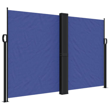 Retractable Side Awning Blue 160X600 Cm