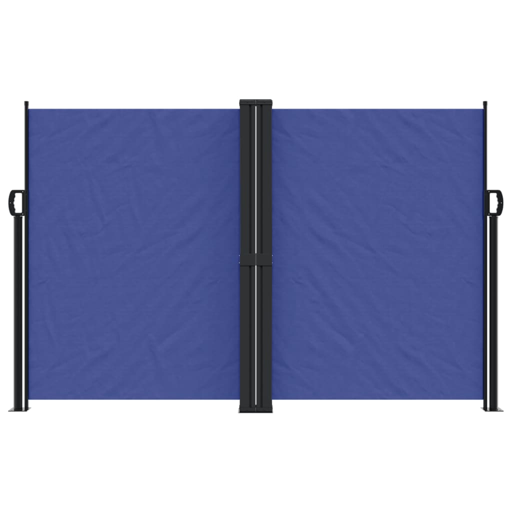 Retractable Side Awning Blue 160X600 Cm