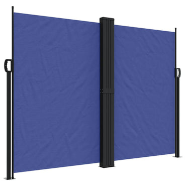 Retractable Side Awning Blue 180X600 Cm