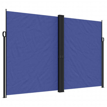 Retractable Side Awning Blue 220X600 Cm