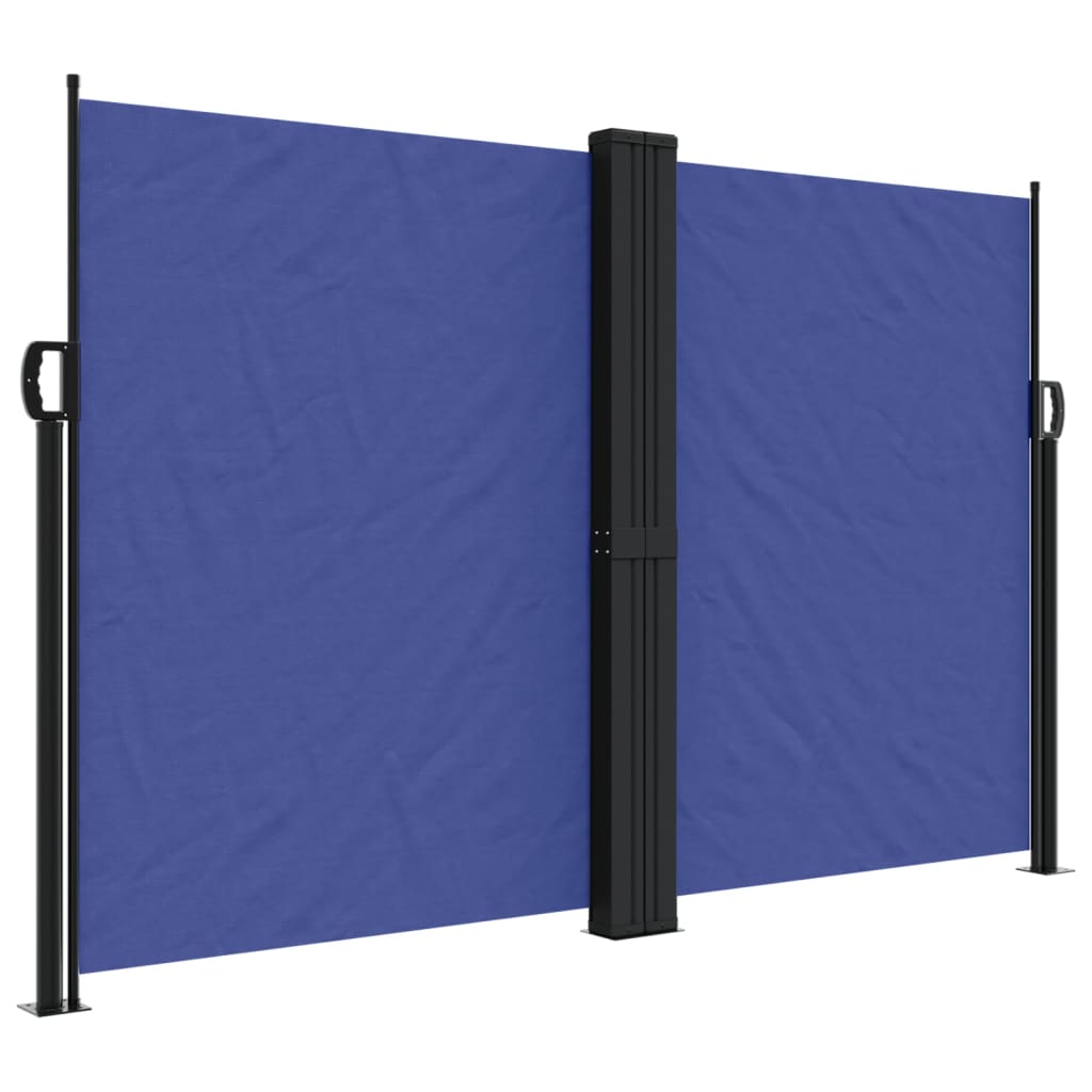 Retractable Side Awning Blue 160X1200 Cm