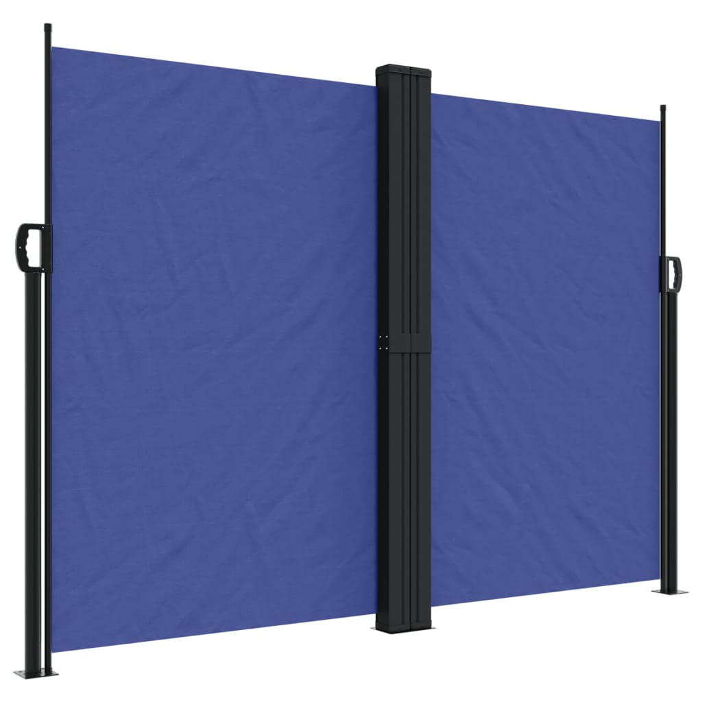 Retractable Side Awning Blue 180X1200 Cm