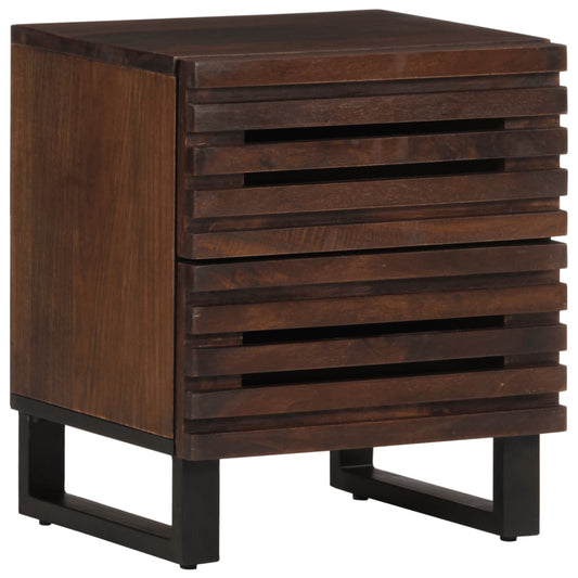 Bedside Cabinet 40X33X46 Cm Solid Wood Mango