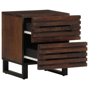 Bedside Cabinet 40X33X46 Cm Solid Wood Mango