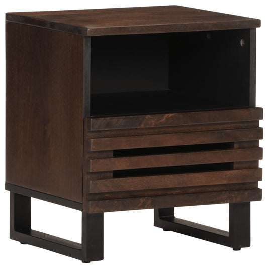 Bedside Cabinet 40X33X46 Cm Solid Wood Mango