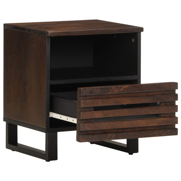 Bedside Cabinet 40X33X46 Cm Solid Wood Mango