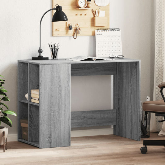 Desk Grey Sonoma 102X50X75 Cm Engineered Wood