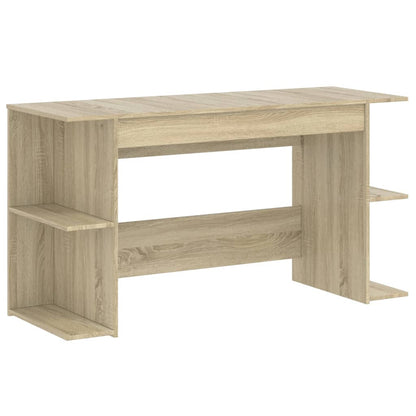 Desk Sonoma Oak 140X50X75 Cm Engineered Wood