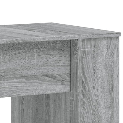 Desk Grey Sonoma 140X50X75 Cm Engineered Wood