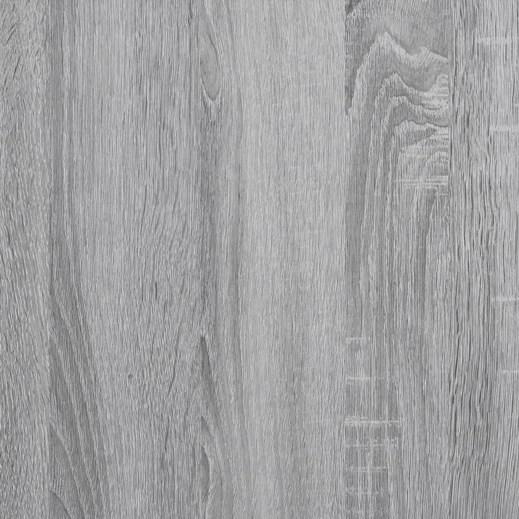 Desk Grey Sonoma 140X50X75 Cm Engineered Wood