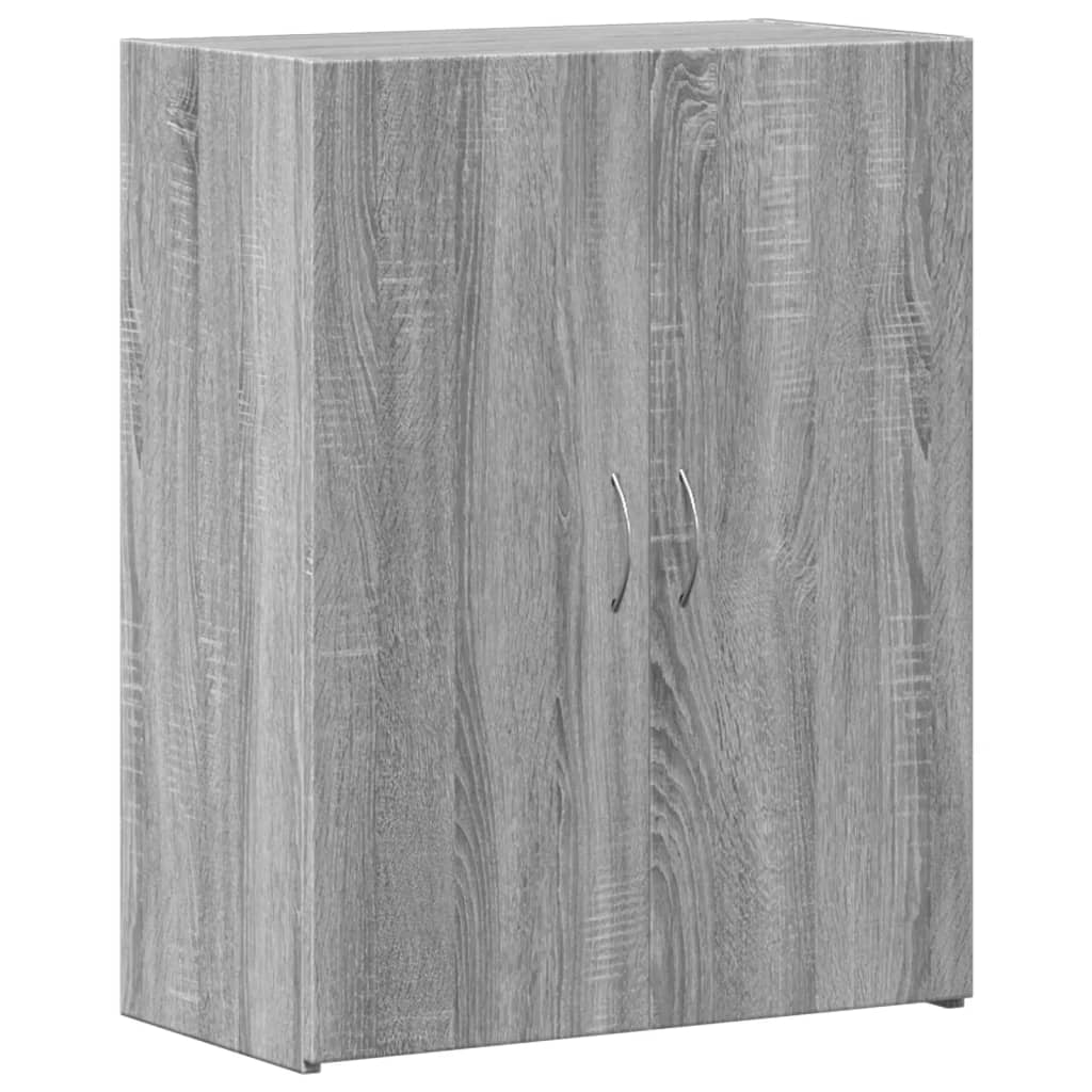 File Cabinet Grey Sonoma 60X32X77.5 Cm Engineered Wood