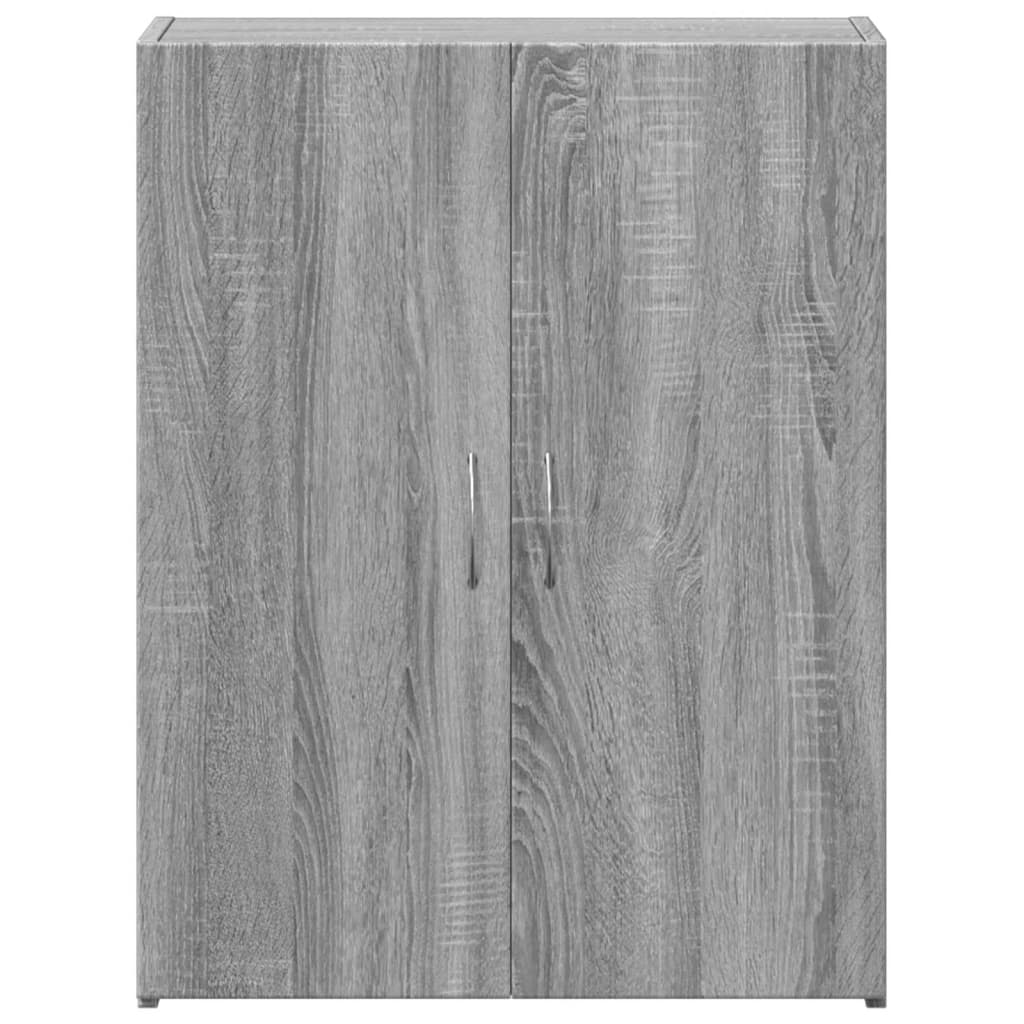 File Cabinet Grey Sonoma 60X32X77.5 Cm Engineered Wood