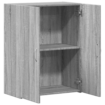 File Cabinet Grey Sonoma 60X32X77.5 Cm Engineered Wood