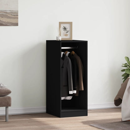 Wardrobe Black 48X41X102 Cm Engineered Wood