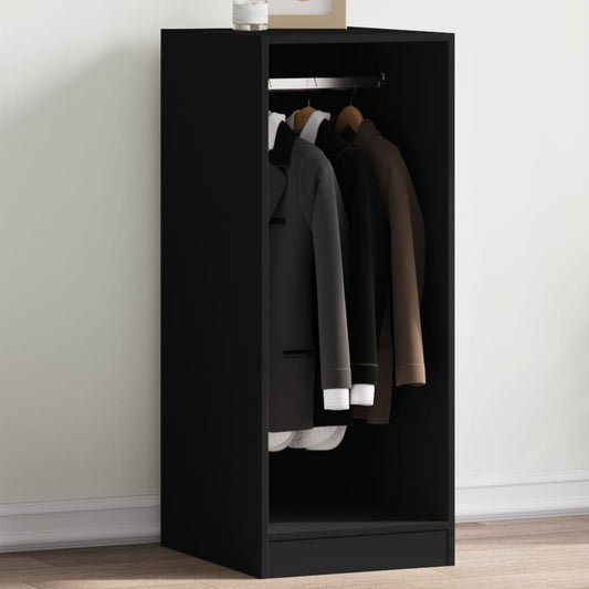 Wardrobe Black 48X41X102 Cm Engineered Wood