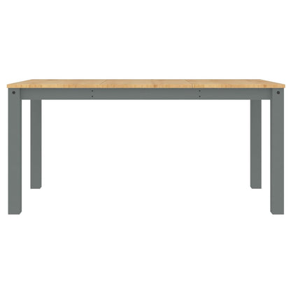 Dining Table Panama Grey 160X80X75 Cm Solid Wood Pine