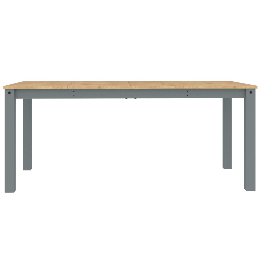 Dining Table Panama Grey 180X90X75 Cm Solid Wood Pine