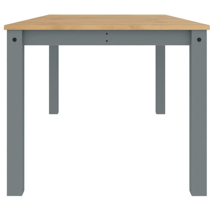 Dining Table Panama Grey 180X90X75 Cm Solid Wood Pine