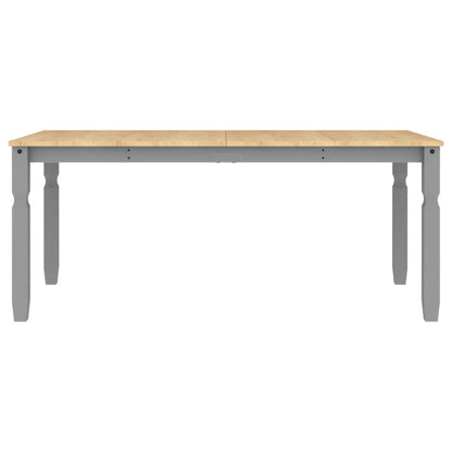 Dining Table Corona Grey 180X90X75 Cm Solid Wood Pine