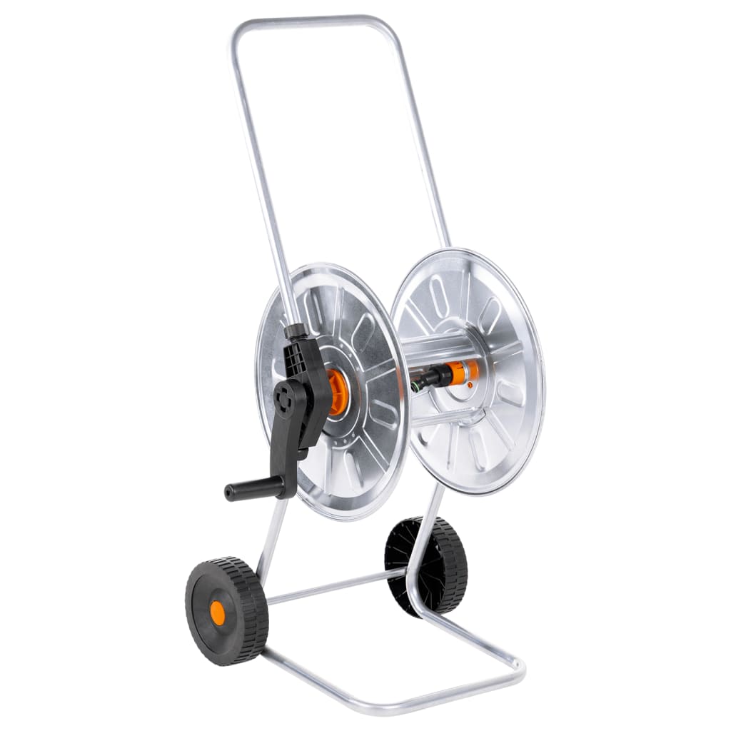 Hose Reel Cart For 50 M 1/2" Or 35 M 3/4" Hose Steel