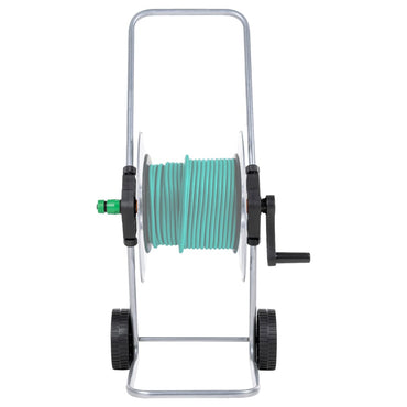 Hose Reel Cart For 50 M 1/2" Or 35 M 3/4" Hose Steel