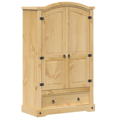 Wardrobe Corona 101X52X170 Cm Solid Wood Pine