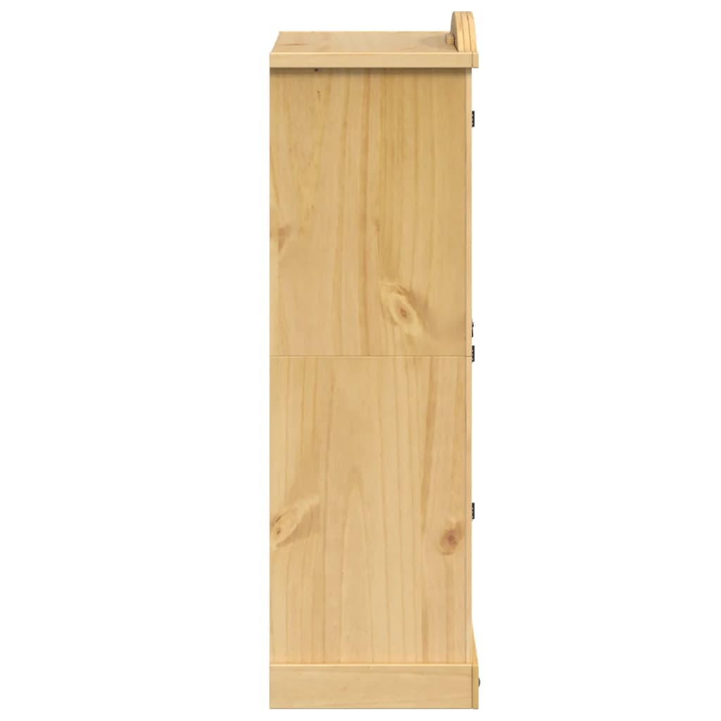 Wardrobe Corona 101X52X170 Cm Solid Wood Pine